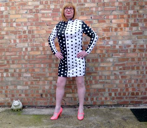 Sexy Dress I M Dotty About Polka Dots Sexy Shoes Felicity The Chubby Tranny Flickr