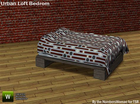 Thenumberswomans Modern Urban Rustic Loft Bedroom Bed