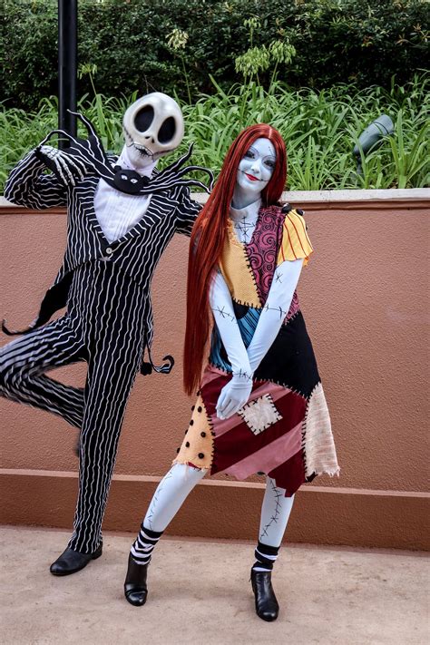 Disney Jack Skellington And Sally Costume
