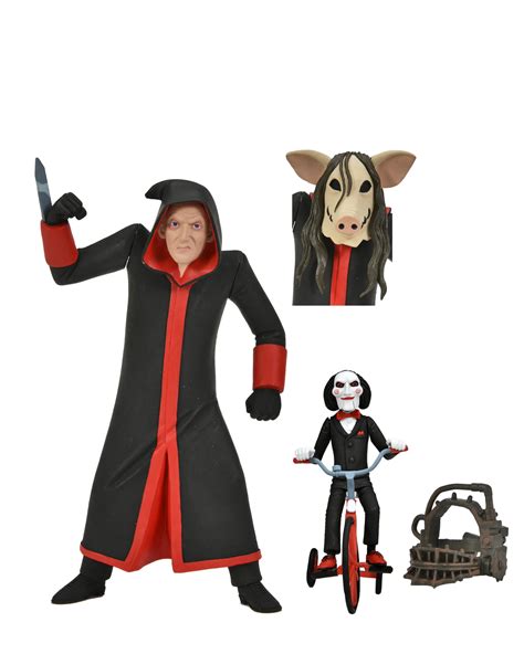 Saw 6” Scale Action Figure Boxed Set Toony Terrors Jigsaw Killer