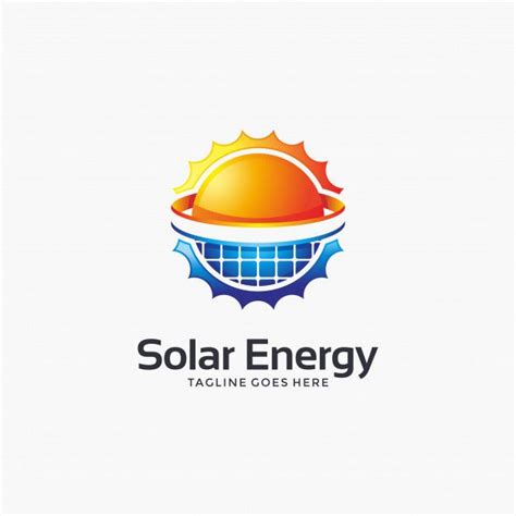 Abstract Modern Solar Energy Logo Design Template Energy Logo Design