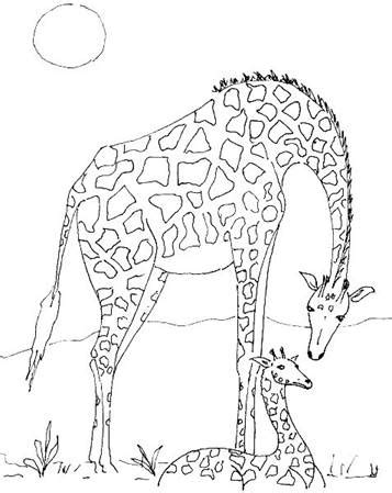 Print out this page and color it with crayola® crayons or markers. Kids-n-fun.com | 45 coloring pages of Giraffe