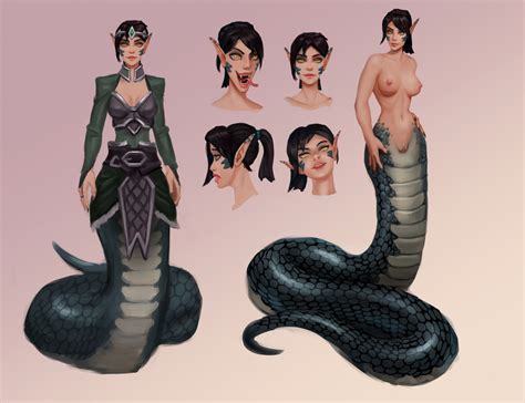 Lamia Concept By Ethrk Hentai Foundry