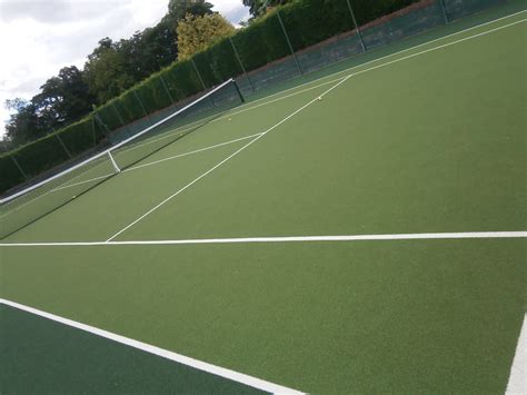 Hutton Rudby Tennis Court 3 Months On Astro Turf Tennis Install