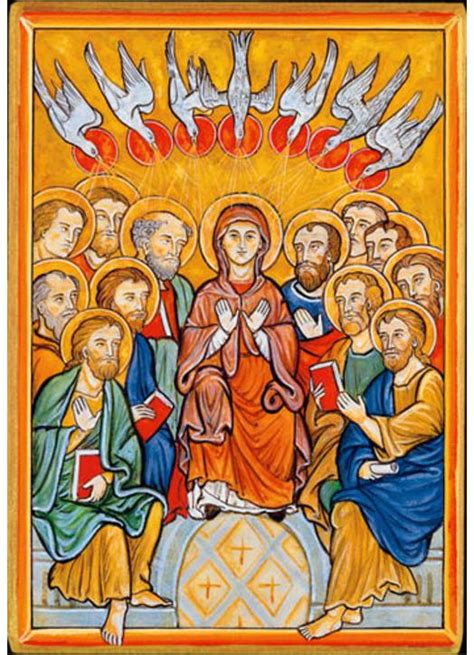 Lundi de pentecote 2021 > guide lundi de paques 2021 > guide vacances de février 2021 : Icône de la Pentecôte de Jouques - Vente d'icônes religieuses