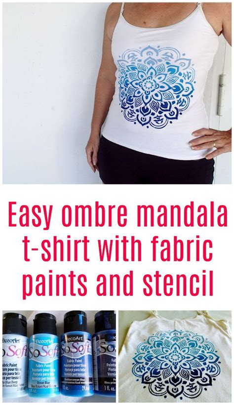Create Custom Clothing With Fabric Paints And A Stencil Fabrics Paints