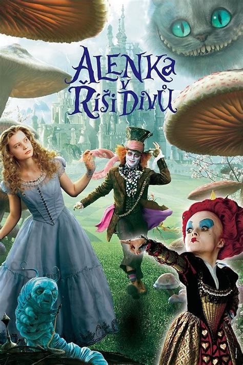 On a golden afternoon, young alice follows a white rabbit, who disappears down a nearby rabbit hole. Alice in Wonderland (2010) - Posters — The Movie Database ...