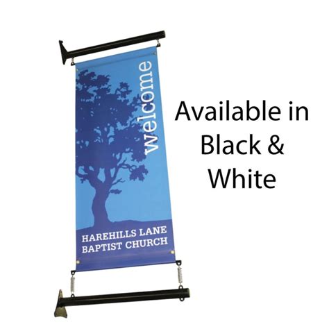 Projecting Wall Mounted Banner System 900 Mm Cestrian Signs