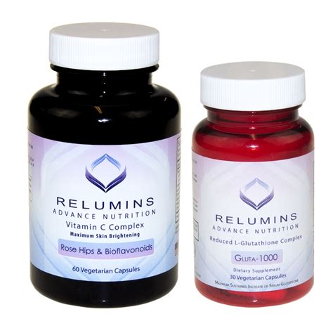 You'd be better supplementing vitamin c in higher doses.the best price/effectiveness. NEW! RELUMINS ADVANCE NUTRITION GLUTA 1000 AND ADVANCE ...
