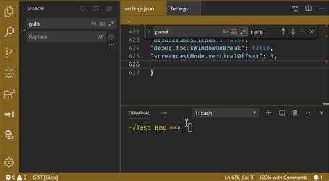 VS Code Toggle Search Icon In Activity Bar Move From Panel Or Back