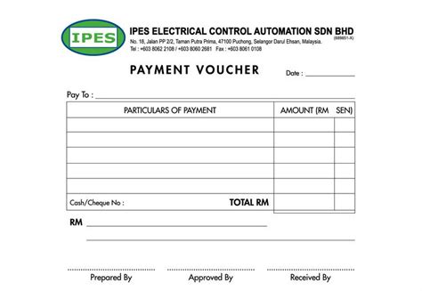 You choose what you want to read. Payment Voucher Business Stationary Material Puchong ...