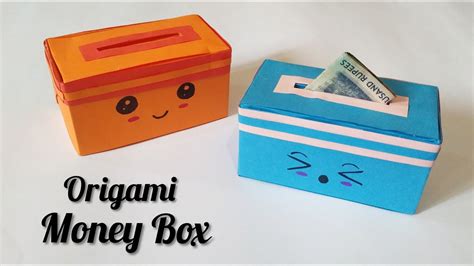 Origami Money Box How To Make Money Box With Paper Cute Money