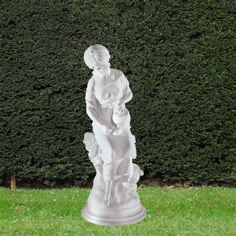 Classic Water Lady 63cm Marble Resin Garden Statue