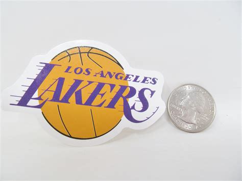 Los Angeles Lakers Sticker Nba Stickers Great For Your Etsy Los