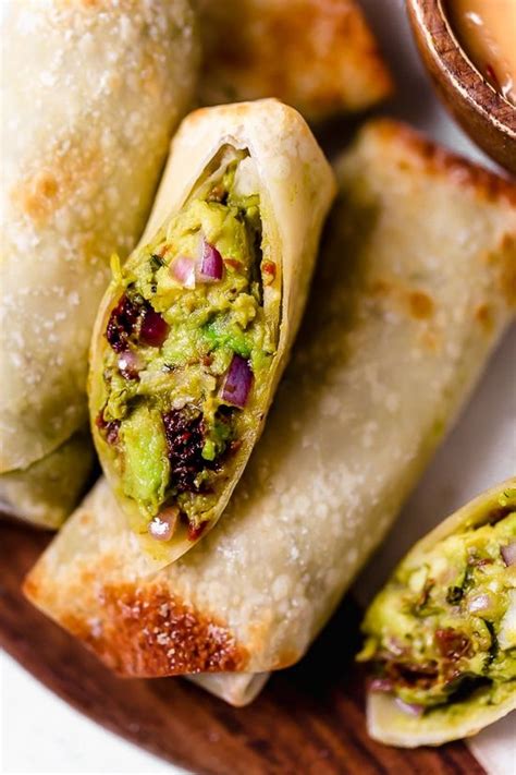 Maybe you would like to learn more about one of these? Avocado Egg Rolls with Sweet and Spicy Dipping Sauce ...