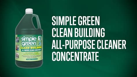 Simple Green Clean Building All Purpose Cleaner Concentrate Youtube