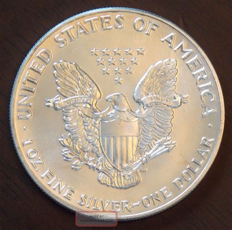 1987 American Silver Eagle 1 Oz 999 Silver Coin Bu