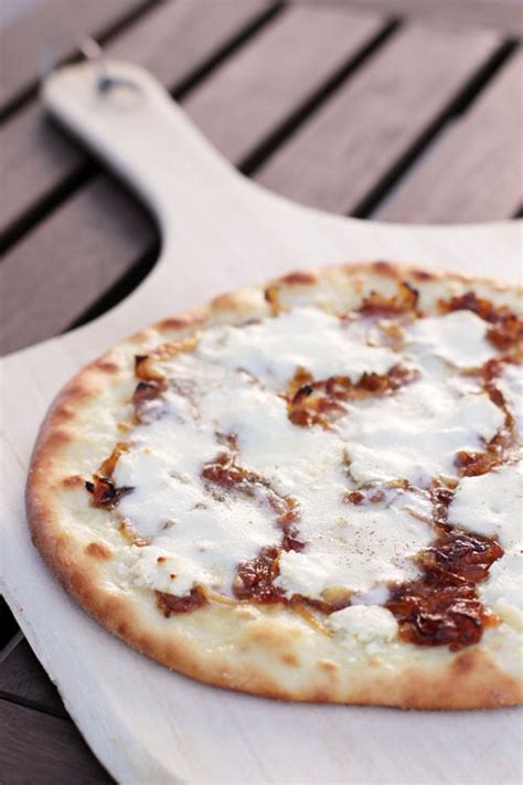 This Week For Dinner Honey Goat Cheese Pizza With Caramelized Onions