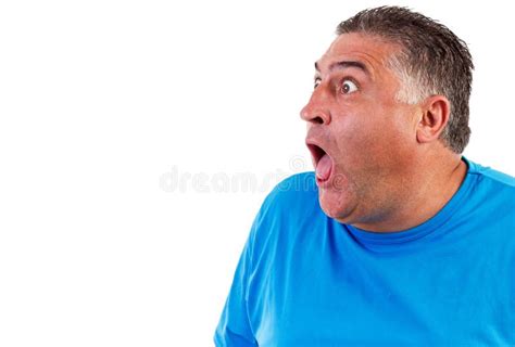 Man With Astonished Expression Stock Image Image Of Doubt Grimace