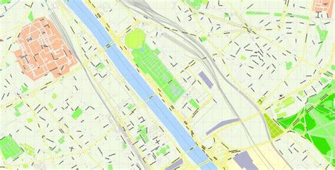 Paris Map Full France Printable Vector Map Adobe Illustrator Editable