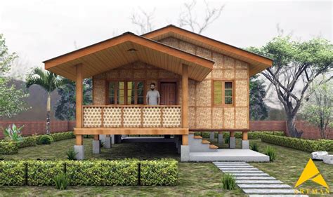 Pin By Gimini On Bahay Kubo Bamboo House Design Rest House