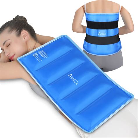 Atsuwell Extra Large Ice Pack For Back Pain Relief X Reusable Full Back Gel Ice Packs