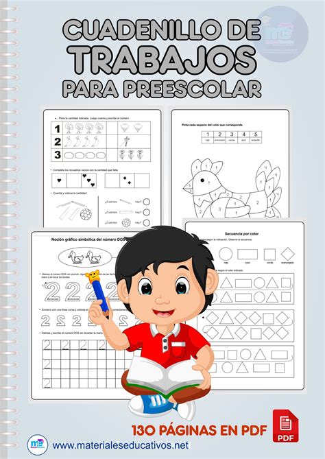 Cuadernillo De Trabajos Para Preescolar Trabajos Para Preescolar