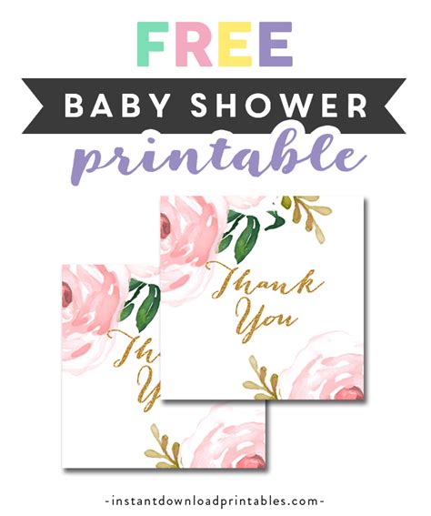 Dont panic , printable and downloadable free 018 baby shower water bottle labels free awesome label template word we have created for you. Free Printable Baby Shower Pretty Watercolor Flowers ...