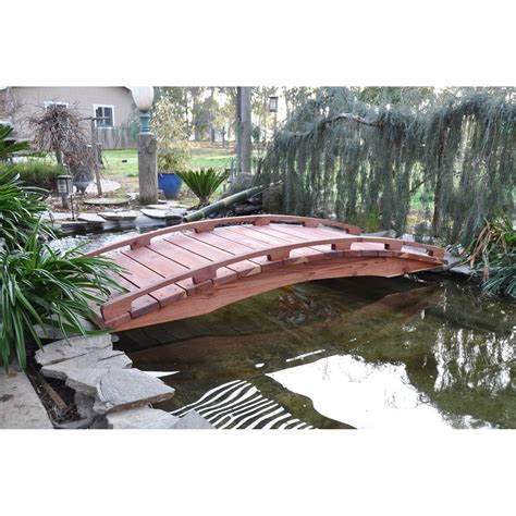 Japanese gardens (日本庭園, nihon teien) are traditional gardens whose designs are accompanied by japanese aesthetics and philosophical ideas, avoid artificial ornamentation. Asian Style Outdoor Functional 6-Ft Wooden Garden Bridge ...