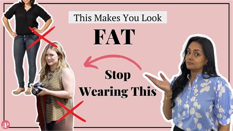 5 style mistakes making you look fat in your clothes 😫 how to fix them 🙌🏼 youtube