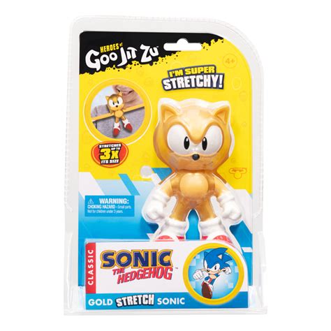 Heroes Of Goo Jit Zu Gold Super Sonic The Hedgehog Stretchy The Best