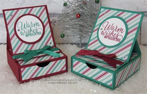 Crafty Christmas Countdown Presents And Pinecones Easel Card With Drawer D Christmas
