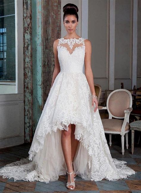 Lace High Low Wedding Dresses