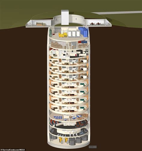 Inside The 15m Luxury Nuclear Bunker Stretching 15 Floors Below