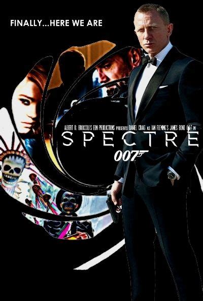 Daniel Craig James Bond Spectre Teaser Poster James Bond Movie
