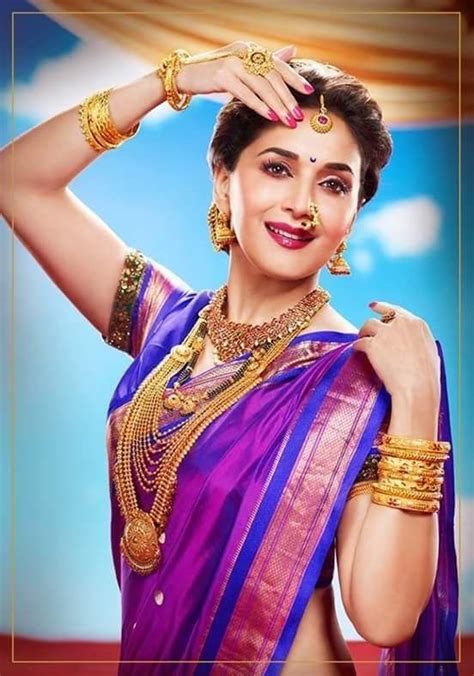 Madhuri Dixit In Traditional Mangalsutra Uniting The Souls As One The Mangalsutra Is One Of The