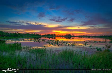 Sunset At Lake Martin County Florida Stuart Hdr Photography By