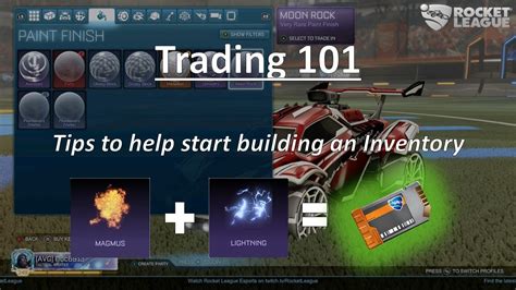 Trading 101 Tips To Start Building An Inventory Rocket League Youtube