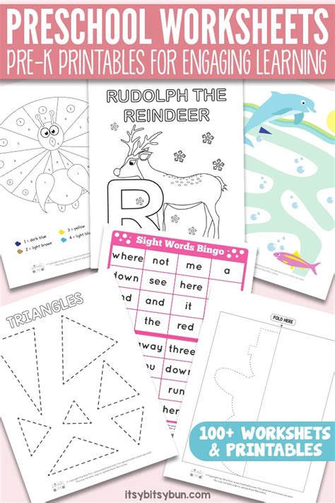 Preschool Worksheets - Pre-K Printables for Engaging Learning