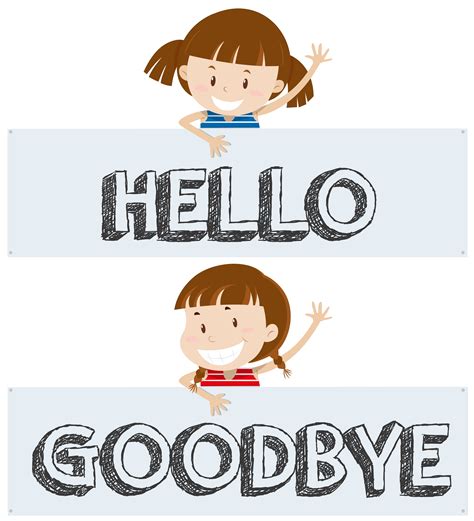 Hello Goodbye Cartoon