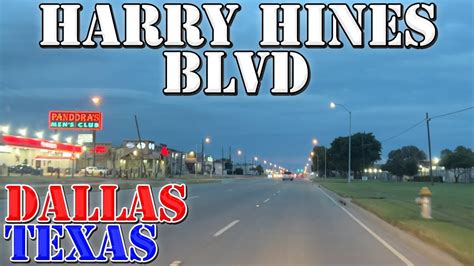 Harry Hines Blvd Dallas Texas 4k Sunset Street Drive Youtube
