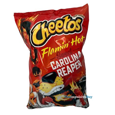 Review Cheetos Flamin Hot Sweet Carolina Reaper The Impulsive Buy