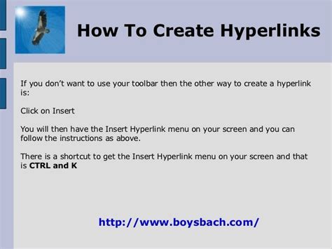 How To Create A Hyperlink