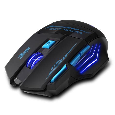Zelotes 2018 New Adjustable 2400 Dpi Optical Wireless Mouse Gamer Mice