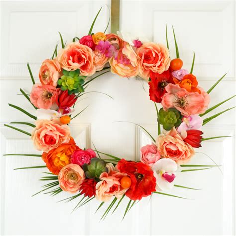 Maybe you would like to learn more about one of these? Craft It - A Tropical Floral Wreath - A Kailo Chic Life