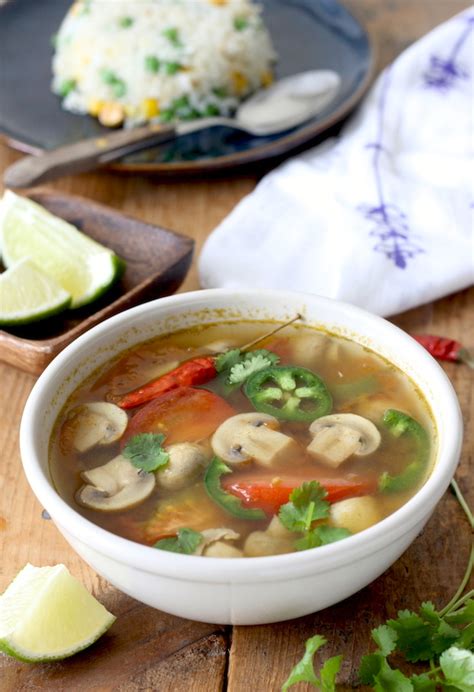 Minute Tom Yum Soup Vegetarian Season With Spice