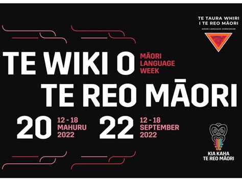 Māori Language Week Te Wiki O Te Reo Māori 2022