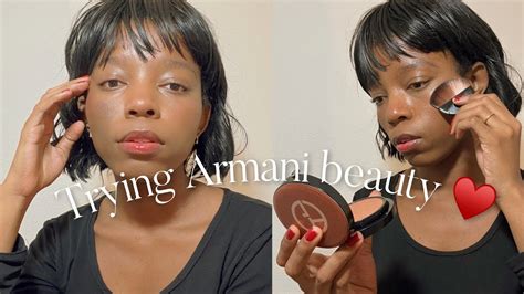 Grwm Trying Out Giorgio Armani Makeup Youtube