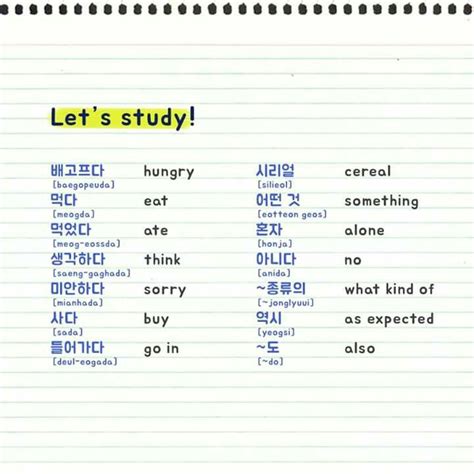 Korean Words Learning Korean Language Learning How To Speak Korean