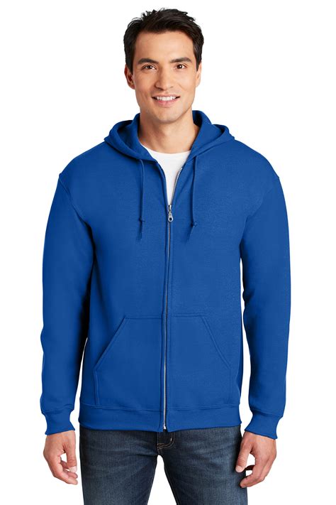 1 Carolina Blue Gildan G18500 Heavy Blend Adult Hooded Sweatshirt L 1